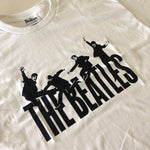 【予約/送料無料】ビートルズ Tシャツ 「ジャンプ -  白」 BEATLES 公式 グッズ