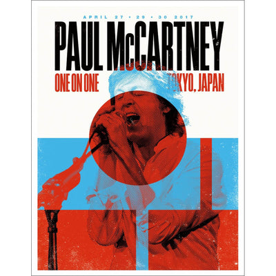 ポール・マッカートニー  リトグラフ 「ワン・オン・ワン・ジャパン・ツアー 2017 東京ドーム」 Paul McCartney 公式