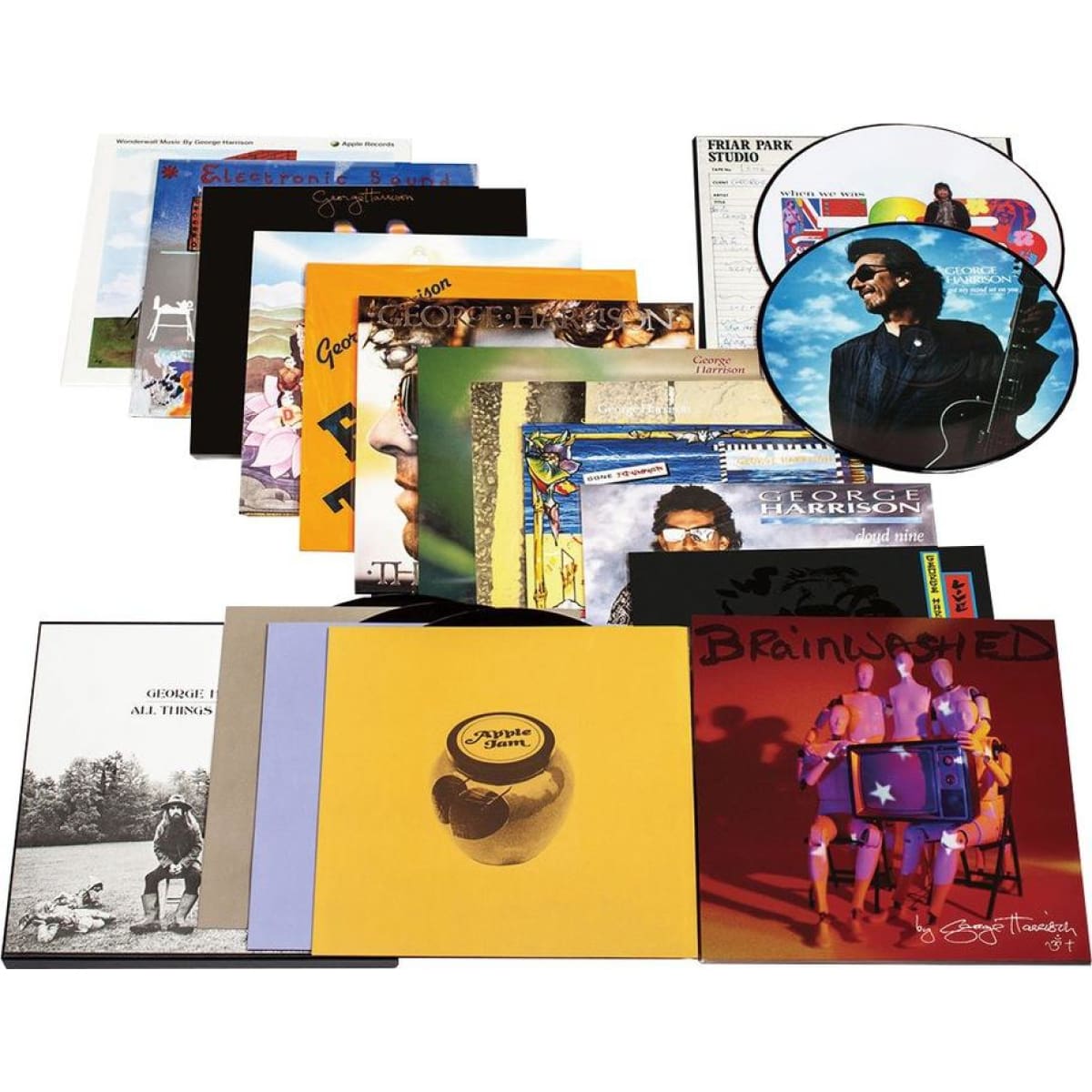 18枚組アナログ盤 「ジョージ・ハリスン・アナログ盤ボックス」直輸入 George Harrison 公式 レコード