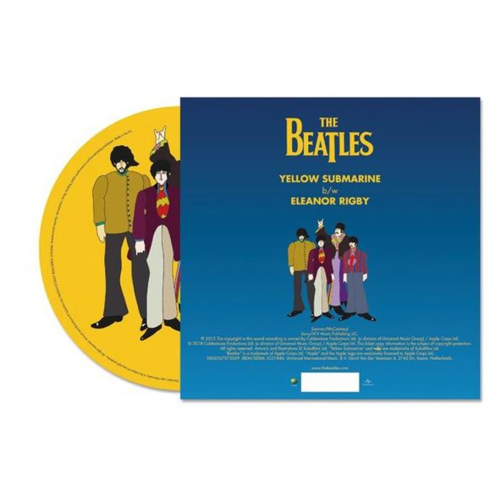 ビートルズ ピクチャー・シングル「イエロー・サブマリン」 BEATLES 公式 レコード