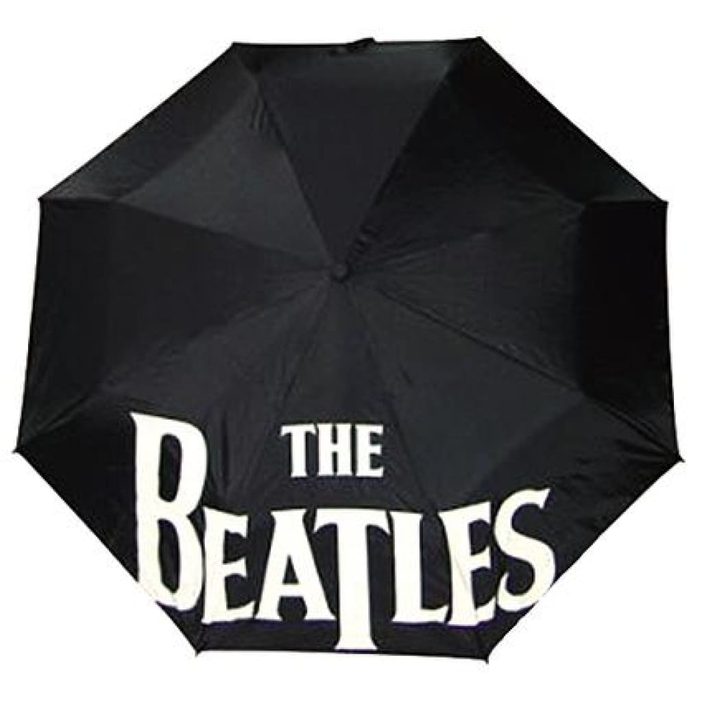 ビートルズ 折りたたみ傘「ビートルズ・ロゴ」 BEATLES 公式 傘