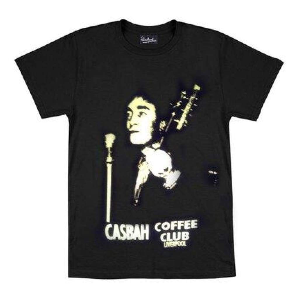 ジョン・レノン Tシャツ 「カスバ・クラブ フォト・ジョン」 黒 John Lennon