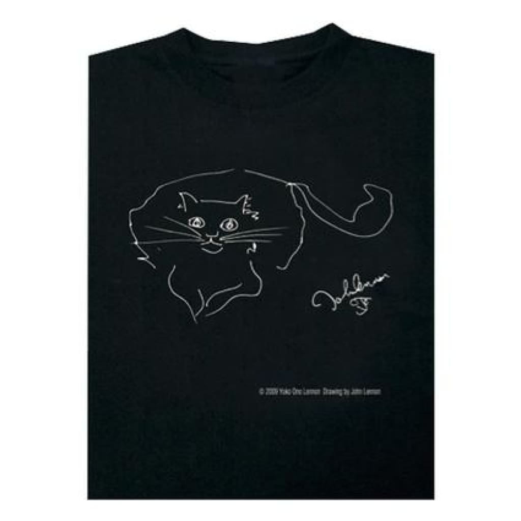 ジョン・レノン Tシャツ 「キャット - ねこ」 John Lennon 公式 グッズ ...