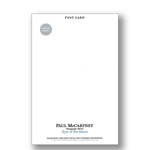 【ポール写真展】Eyes Of The Storm写真展ポストカード/ Paul Mccartney