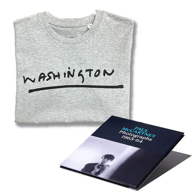 【セット/ポール写真展】Tシャツ ワシントン＋グッズ・セット/ Paul Mccartney