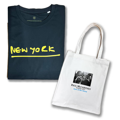 【セット/ポール写真展】Tシャツ ニューヨーク＋グッズ・セット/ Paul Mccartney