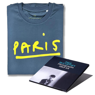 【セット/ポール写真展】Tシャツ パリ＋グッズ・セット/ Paul Mccartney