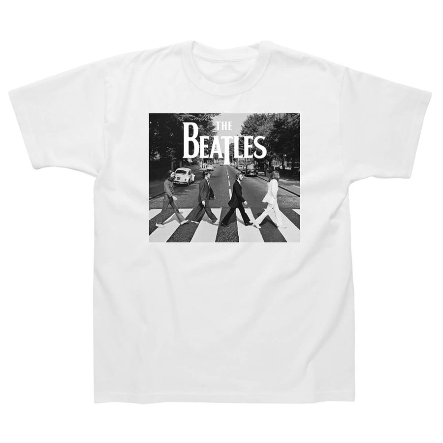【予約/送料無料】ビートルズ Tシャツ 「アビイ・ロード - ブラック＆ホワイト」 BEATLES 公式 グッズ