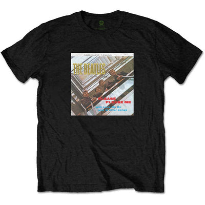 ビートルズ Tシャツ 「プリーズ・プリーズ・ミー - 黒」 BEATLES 公式 グッズ