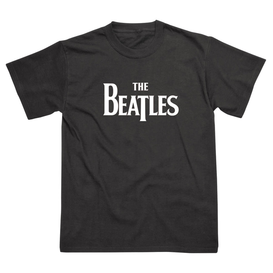 ビートルズ Tシャツ 「ビートルズ ロゴ  -  黒」 BEATLES 公式 グッズ