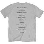 ビートルズ Tシャツ 「武道館チケット＆セットリスト - グレー」 BEATLES 公式 グッズ