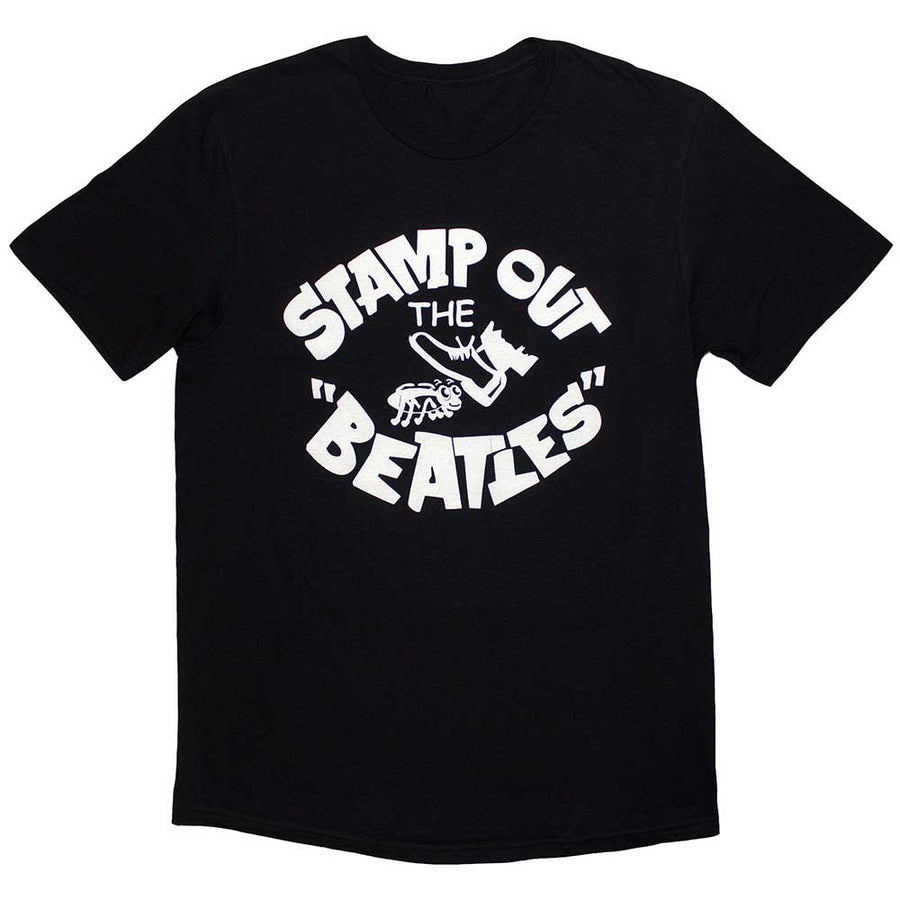 ビートルズ Tシャツ 「スタンプ・アウト・ビートルズ - 黒」 BEATLES 公式 グッズ