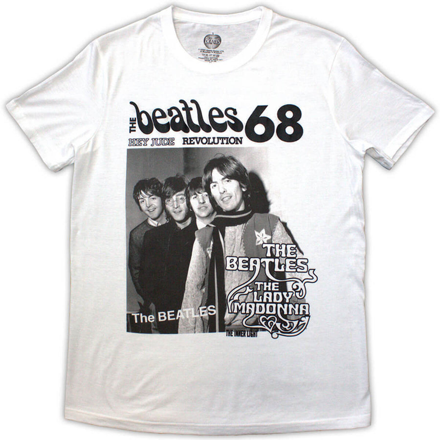 ビートルズ Tシャツ 「ビートルズ1968 - 白」 BEATLES 公式 グッズ