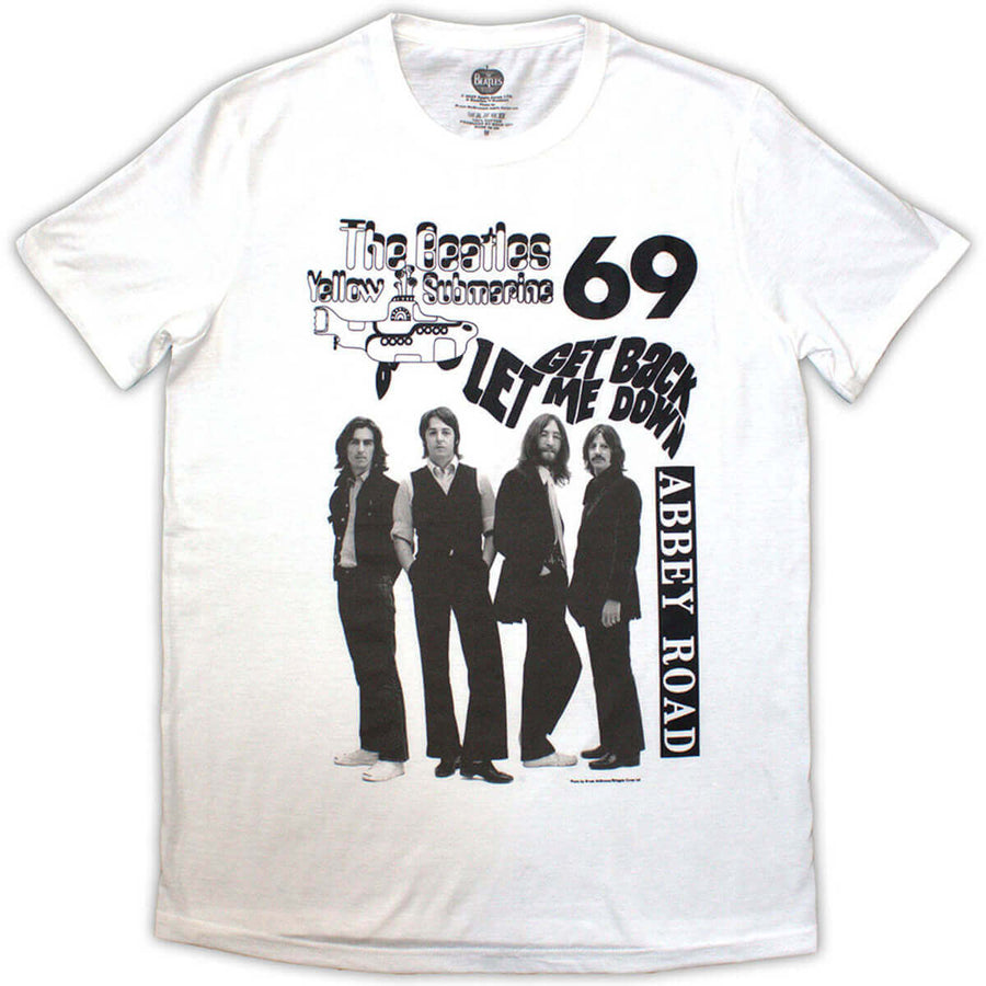 ビートルズ Tシャツ 「ビートルズ1969 - 白」 BEATLES 公式 グッズ