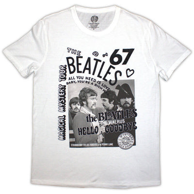 ビートルズ Tシャツ 「ビートルズ1967 - 白」 BEATLES 公式 グッズ