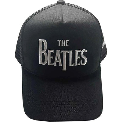 ビートルズ キャップ 「ビートルズ・ロゴ-メッシュ黒」 BEATLES 公式 グッズ