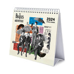 ビートルズ 卓上カレンダー 2024年 - 日本用祝日シール付き BEATLES 公式