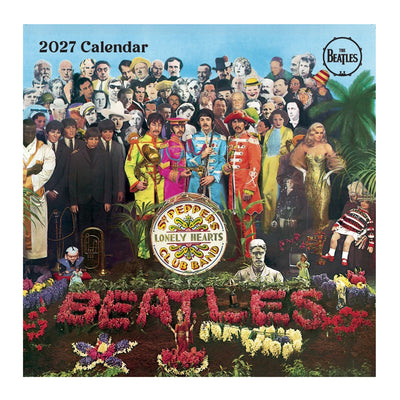 ビートルズ オフィシャル・カレンダー 2027年 日本用祝日シール付き BEATLES 公式