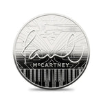 記念コイン「ロイヤル・ミント製  ポール・マッカートニー 5ポンド白銅貨」 BEATLES 公式