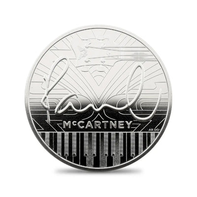 記念コイン「ロイヤル・ミント製  ポール・マッカートニー 5ポンド白銅貨」 BEATLES 公式