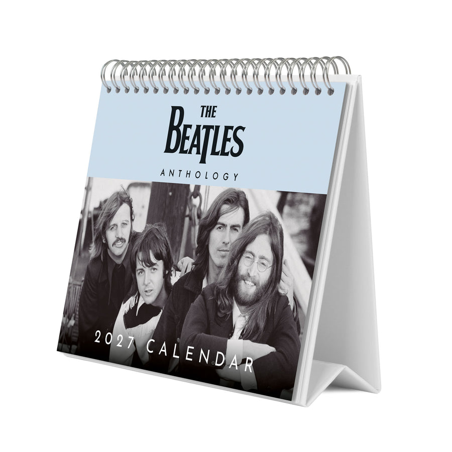 ビートルズ 卓上カレンダー 2027年 - 日本用祝日シール付き BEATLES 公式