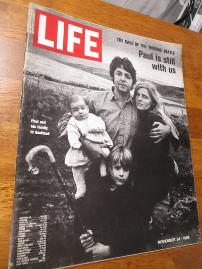 『LIFE』1969年11月号「Paul is still with us」