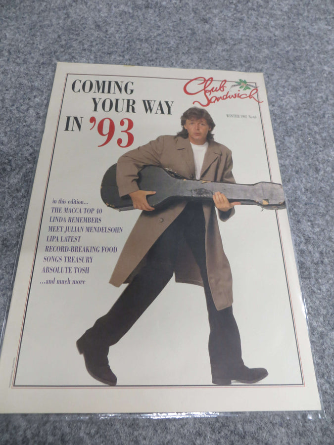 クラブサンドイッチ 1992年 冬号 No.64