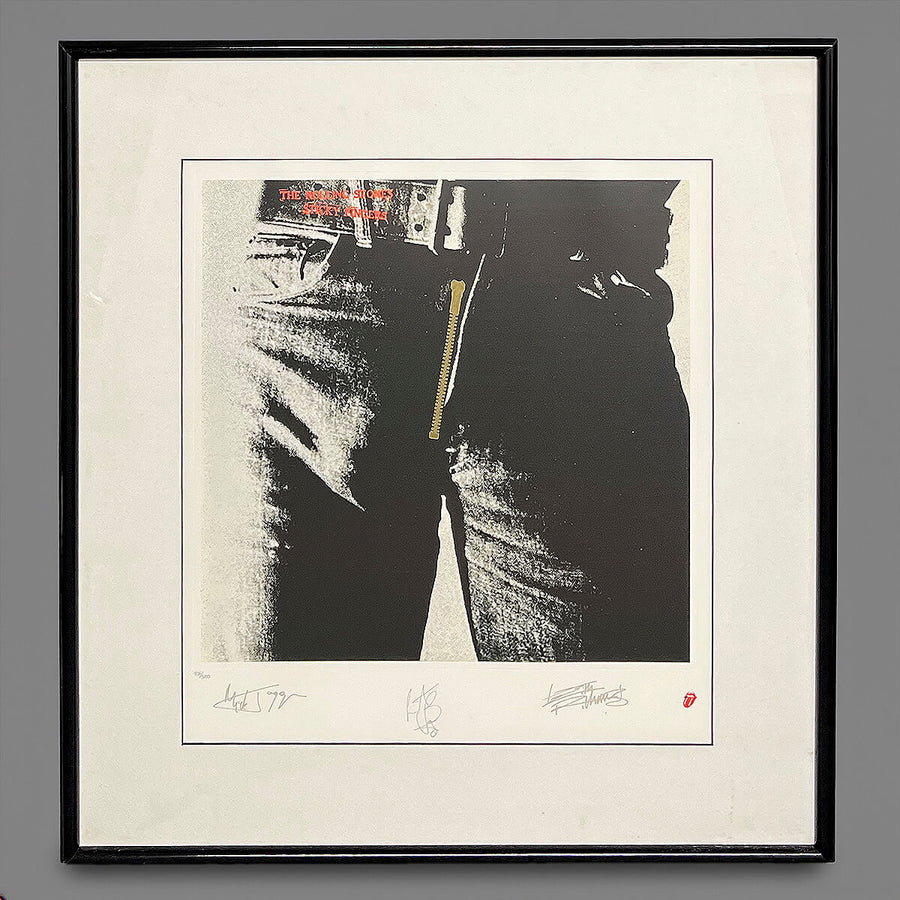 ローリング・ストーンズ『STICKY FINGERS』限定リトグラフ