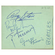 サイン額「ビートルズの直筆サイン - 1963年3月2日 」【証明書付】Beatles Autograph