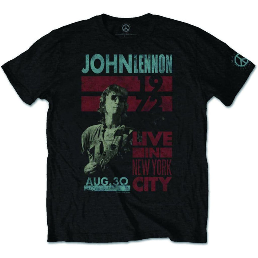 ジョン・レノン Tシャツ 「ライブ・イン・ニューヨーク・シティ」 John Lennon 公式 グッズ